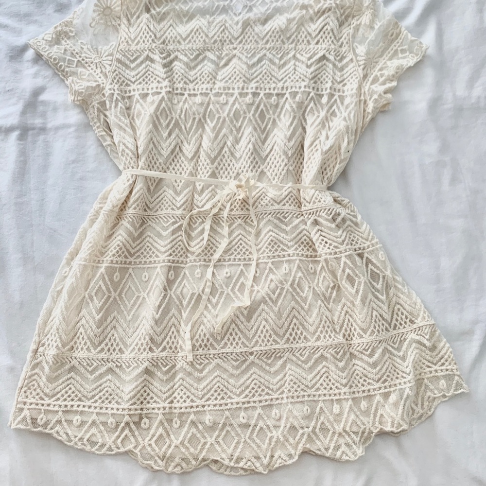 Motherhood maternity lace top